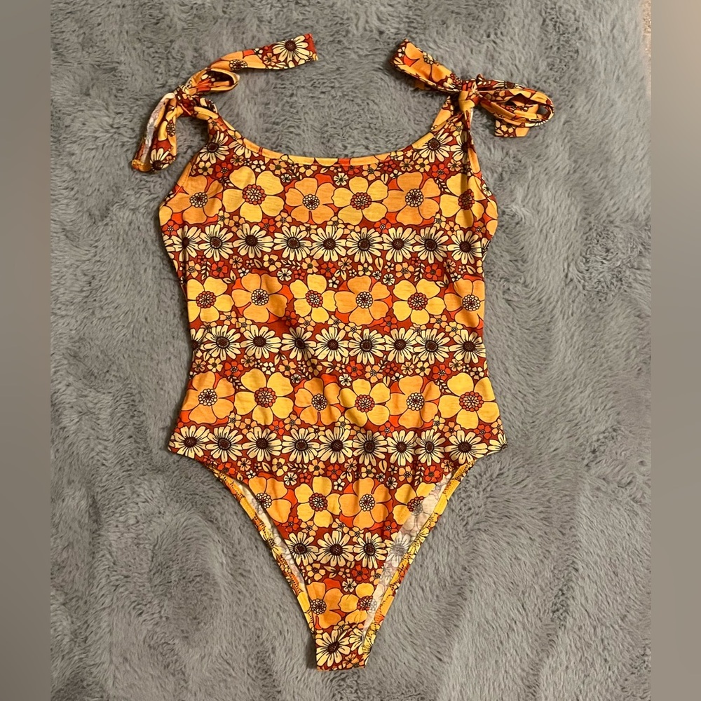 floral one piece